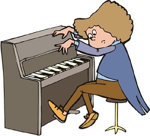 piano player