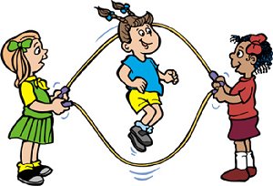children jumping rope