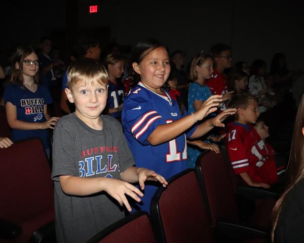 Students participating
