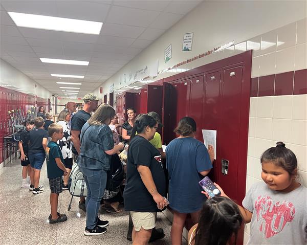 Getting lockers set up