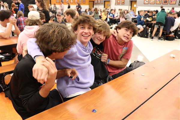 Pals with their puzzle pieces