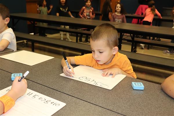 How many numbers can you write in 50 seconds?