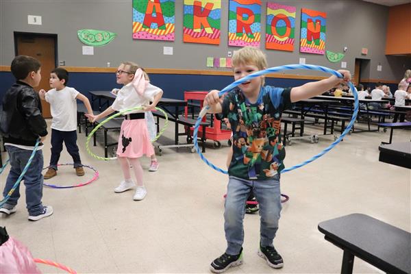 Hula Hoops for 50 seconds!