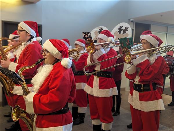 Band at NFTA Bus Station