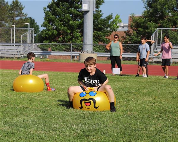 bounce ball relay